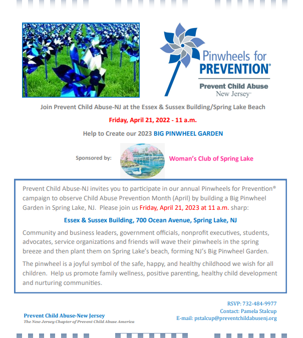 Event: PCA-NJ Big Pinwheel Garden